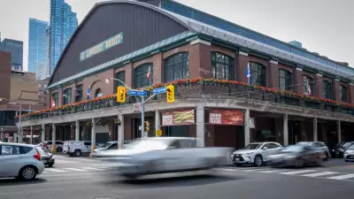 Banners at the St. Lawrence Market, shot by Twenty Two Media